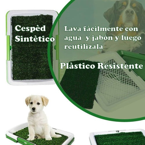 BAÑO ECOLÓGICO Y PORTÁTIL PARA PERROS