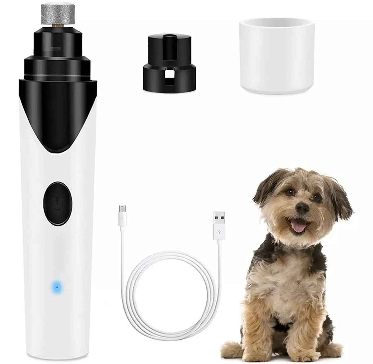 LIMA ELECTRICA CON LUZ PARA MASCOTAS