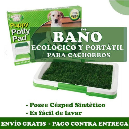 BAÑO ECOLÓGICO Y PORTÁTIL  PARA PERROS