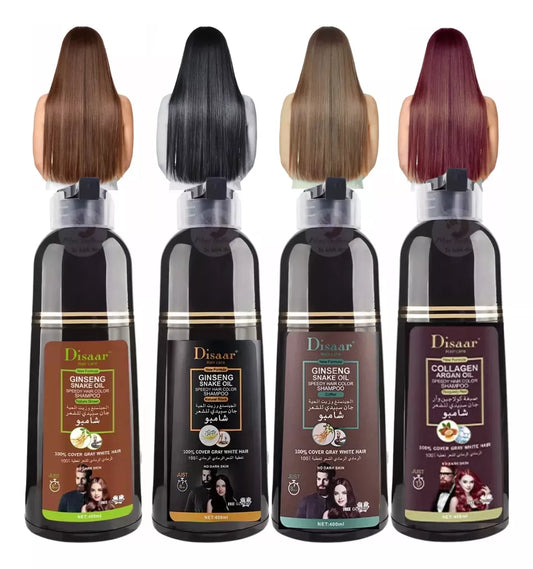 Shampoo Colorante Tinte Rápido